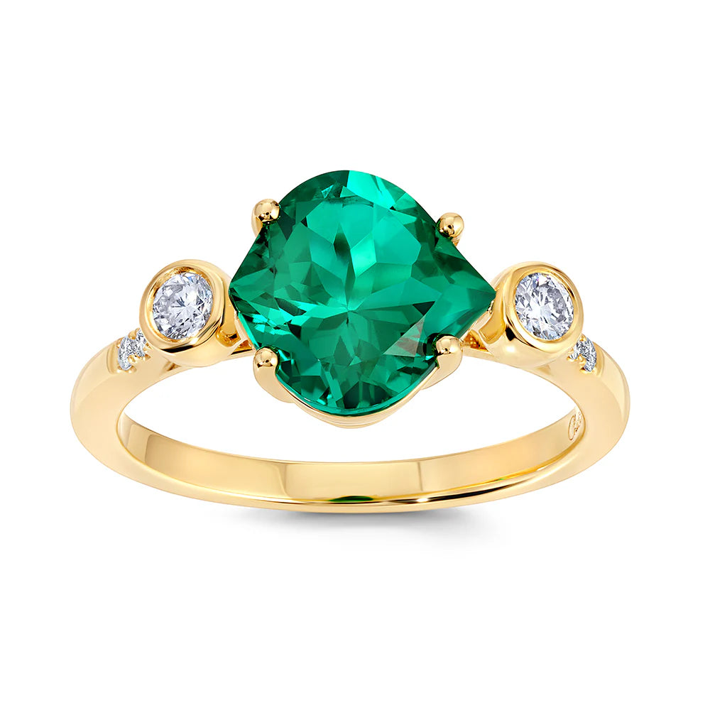 Emerald Ring CR14993YEM
